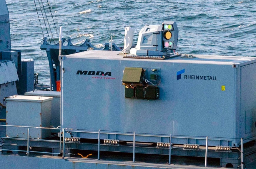 BUNDESWEHR SUCCESSFULLY CONCLUDES LASER WEAPON TRIALS AT SEA